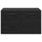 vidaXL Wall Cabinet Black oak 60 x 36.5 x 35 cm Engineered wood