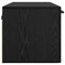 vidaXL Wall Cabinet Black oak 60 x 36.5 x 35 cm Engineered wood