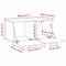 vidaXL Wall Cabinet Old wood 80 x 36.5 x 35 cm Engineered wood