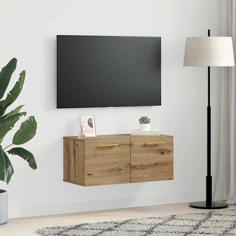 vidaXL Wall Cabinet Artisan oak 80 x 36.5 x 35 cm Engineered wood