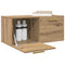 vidaXL Wall Cabinet Artisan oak 80 x 36.5 x 35 cm Engineered wood