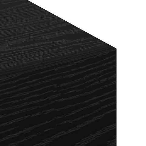 vidaXL Wall Cabinet Black oak 80 x 36.5 x 35 cm Engineered wood