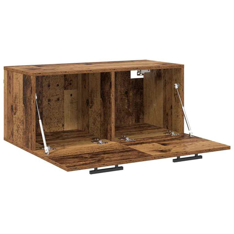 vidaXL Wall Cabinet Old wood 80 x 36.5 x 35 cm Engineered wood
