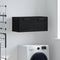 vidaXL Wall Cabinet Black oak 80 x 36.5 x 35 cm Engineered wood