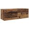 vidaXL Wall Cabinet Old wood 100 x 36.5 x 35 cm Engineered wood