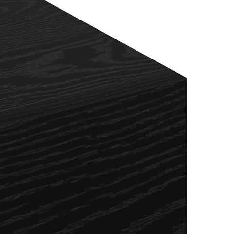 vidaXL Wall Cabinet Black oak 100 x 36.5 x 35 cm Engineered wood