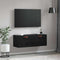 vidaXL Wall Cabinet Black oak 100 x 36.5 x 35 cm Engineered wood