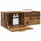 vidaXL Wall Cabinet Old wood 100 x 36.5 x 35 cm Engineered wood