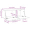 vidaXL Wall Cabinet Old wood 100 x 36.5 x 35 cm Engineered wood
