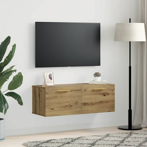 vidaXL Wall Cabinet Artisan oak 100 x 36.5 x 35 cm Engineered wood
