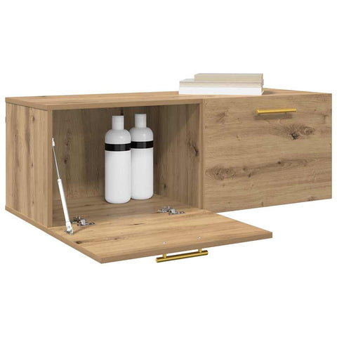 vidaXL Wall Cabinet Artisan oak 100 x 36.5 x 35 cm Engineered wood