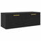 vidaXL Wall Cabinet Black oak 100 x 36.5 x 35 cm Engineered wood