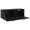 vidaXL Wall Cabinet Black oak 100 x 36.5 x 35 cm Engineered wood