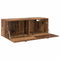 vidaXL Wall Cabinet Old wood 100 x 36.5 x 35 cm Engineered wood