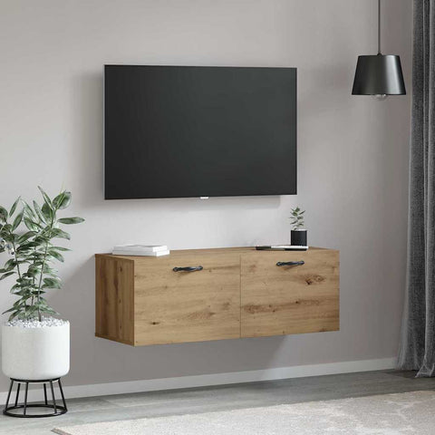 vidaXL Wall Cabinet Artisan oak 100 x 36.5 x 35 cm Engineered wood