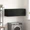 vidaXL Wall Cabinet Black oak 100 x 36.5 x 35 cm Engineered wood