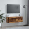 vidaXL Wall Cabinet Old wood 100 x 36.5 x 35 cm Engineered wood