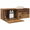 vidaXL Wall Cabinet Old wood 100 x 36.5 x 35 cm Engineered wood