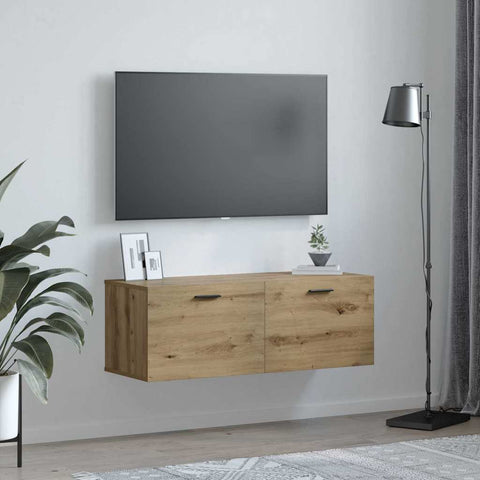 vidaXL Wall Cabinet Artisan oak 100 x 36.5 x 35 cm Engineered wood