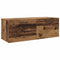 vidaXL Wall Cabinet Old wood 100 x 36.5 x 35 cm Engineered wood