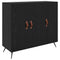 vidaXL Sideboard Black 90 x 34 x 80 cm Engineered wood