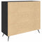 vidaXL Sideboard Black 90 x 34 x 80 cm Engineered wood