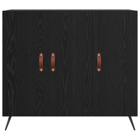 vidaXL Sideboard Black 90 x 34 x 80 cm Engineered wood
