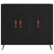 vidaXL Sideboard Black 90 x 34 x 80 cm Engineered wood