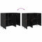 vidaXL Sideboard Black 90 x 34 x 80 cm Engineered wood