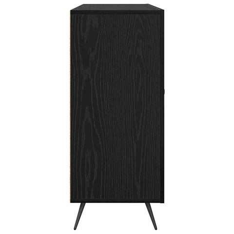 vidaXL Sideboard Black 90 x 34 x 80 cm Engineered wood