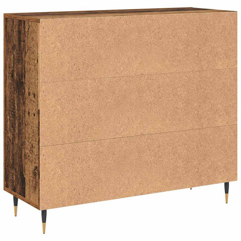 vidaXL Sideboard with Storage with Door Brown 90 x 34 x 80 cm Engineered wood