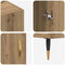 vidaXL Sideboard with Storage with Door Brown 90 x 34 x 80 cm Engineered wood