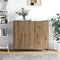 vidaXL Sideboard with Storage with Door Brown 90 x 34 x 80 cm Engineered wood