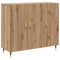 vidaXL Sideboard with Storage with Door Brown 90 x 34 x 80 cm Engineered wood