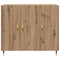vidaXL Sideboard with Storage with Door Brown 90 x 34 x 80 cm Engineered wood