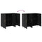 vidaXL Sideboard with Storage with Door Black 90 x 34 x 80 cm Engineered wood
