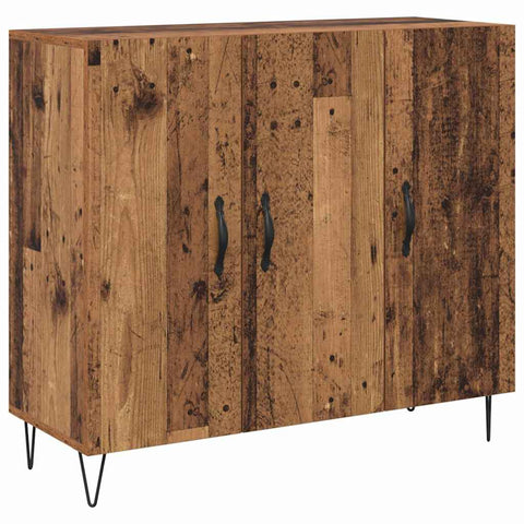 vidaXL Sideboard Old wood 90 x 34 x 80 cm Engineered wood