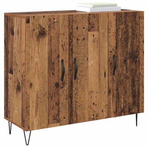 vidaXL Sideboard Old wood 90 x 34 x 80 cm Engineered wood