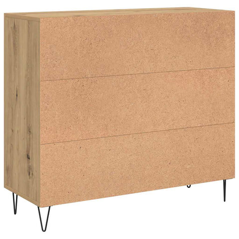 vidaXL Sideboard Artisan oak 90 x 34 x 80 cm Engineered wood