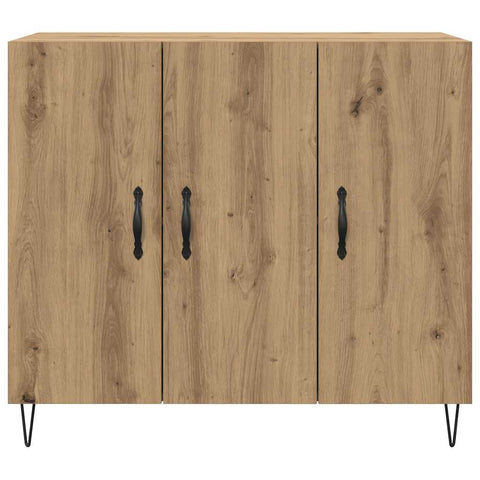 vidaXL Sideboard Artisan oak 90 x 34 x 80 cm Engineered wood