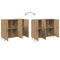 vidaXL Sideboard Artisan oak 90 x 34 x 80 cm Engineered wood