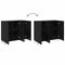 vidaXL Sideboard Black oak 90 x 34 x 80 cm Engineered wood