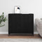 vidaXL Sideboard Black 90 x 34 x 80 cm Engineered wood