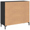 vidaXL Sideboard Black 90 x 34 x 80 cm Engineered wood