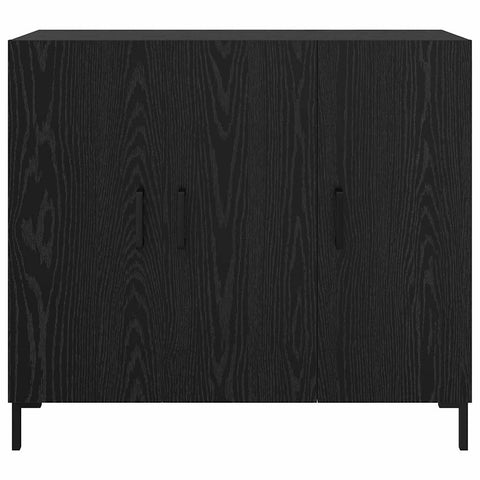 vidaXL Sideboard Black 90 x 34 x 80 cm Engineered wood
