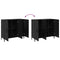 vidaXL Sideboard Black 90 x 34 x 80 cm Engineered wood