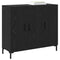 vidaXL Sideboard Black 90 x 34 x 80 cm Engineered wood