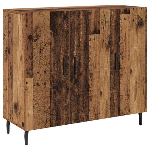 vidaXL Sideboard with Storage with Door Brown 90 x 34 x 80 cm Engineered wood