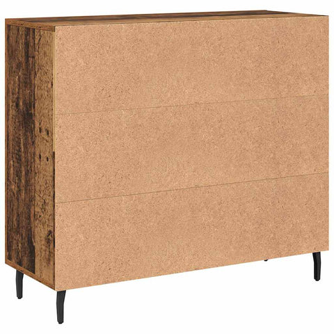 vidaXL Sideboard with Storage with Door Brown 90 x 34 x 80 cm Engineered wood