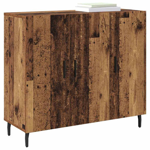 vidaXL Sideboard with Storage with Door Brown 90 x 34 x 80 cm Engineered wood